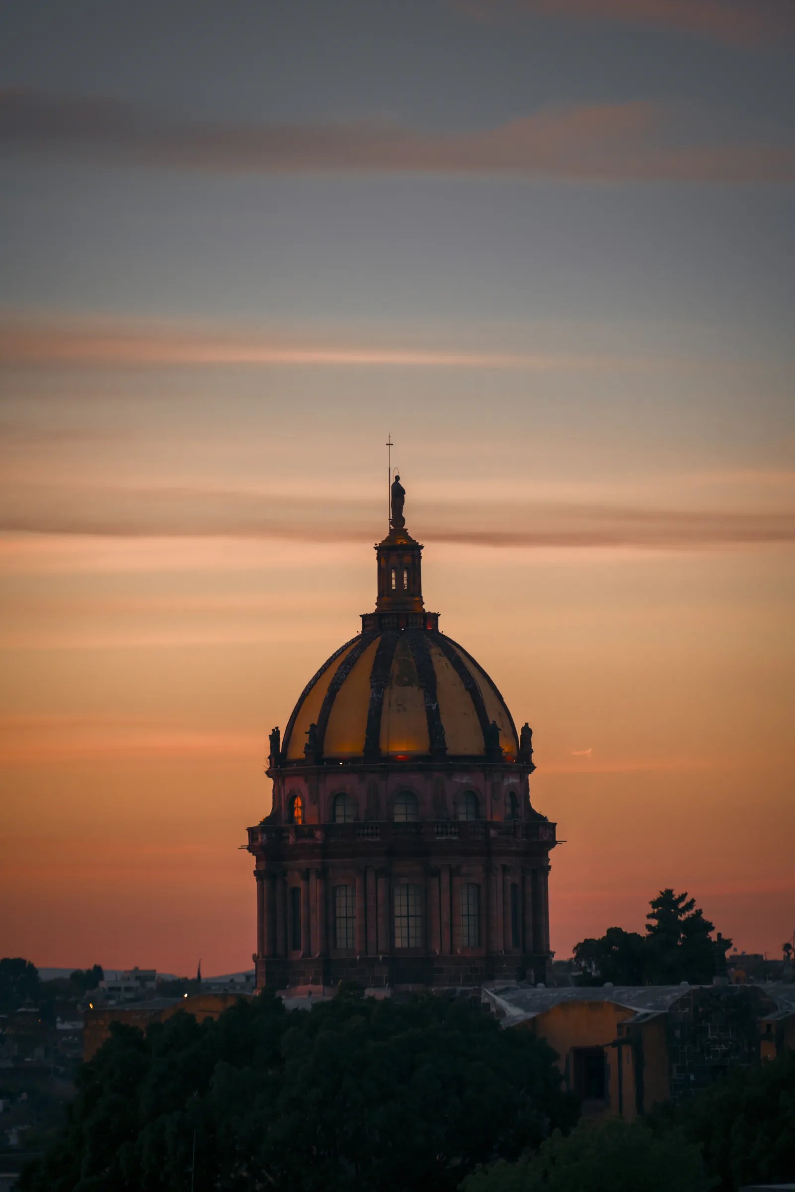 Vista de la Presa de la Cantera en San Miguel de Allende