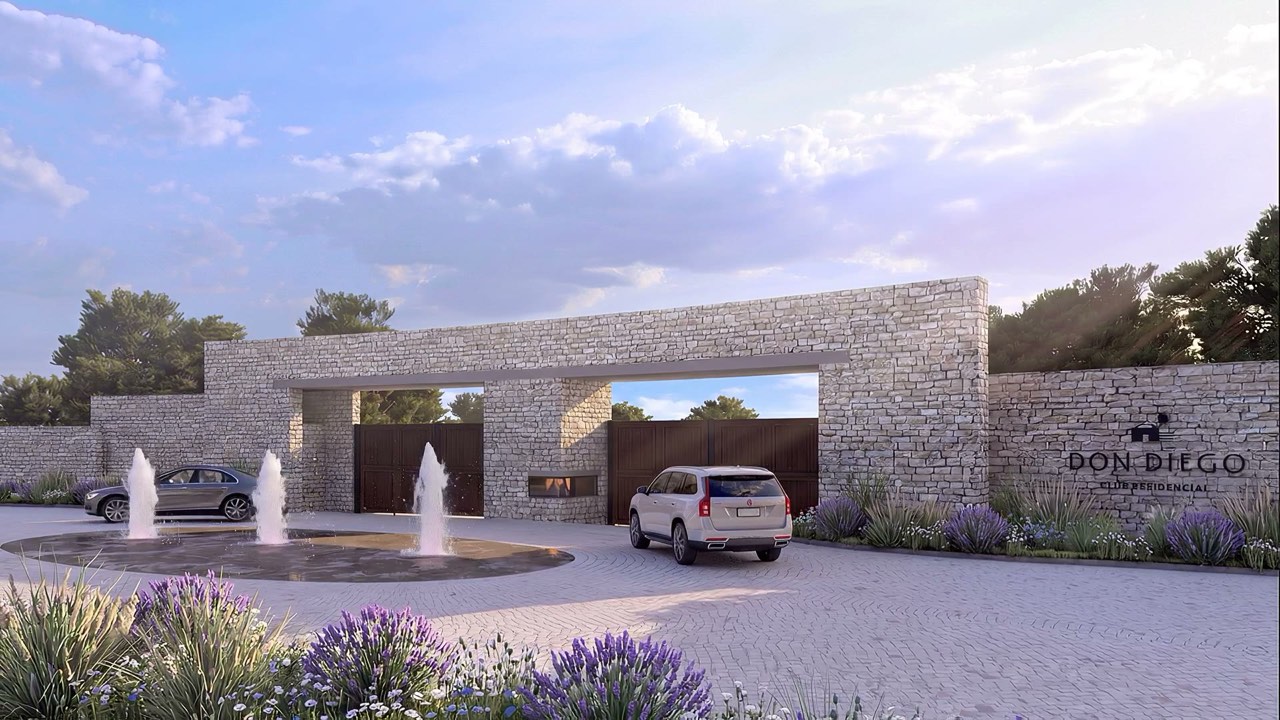 Entrance to Club Residencial